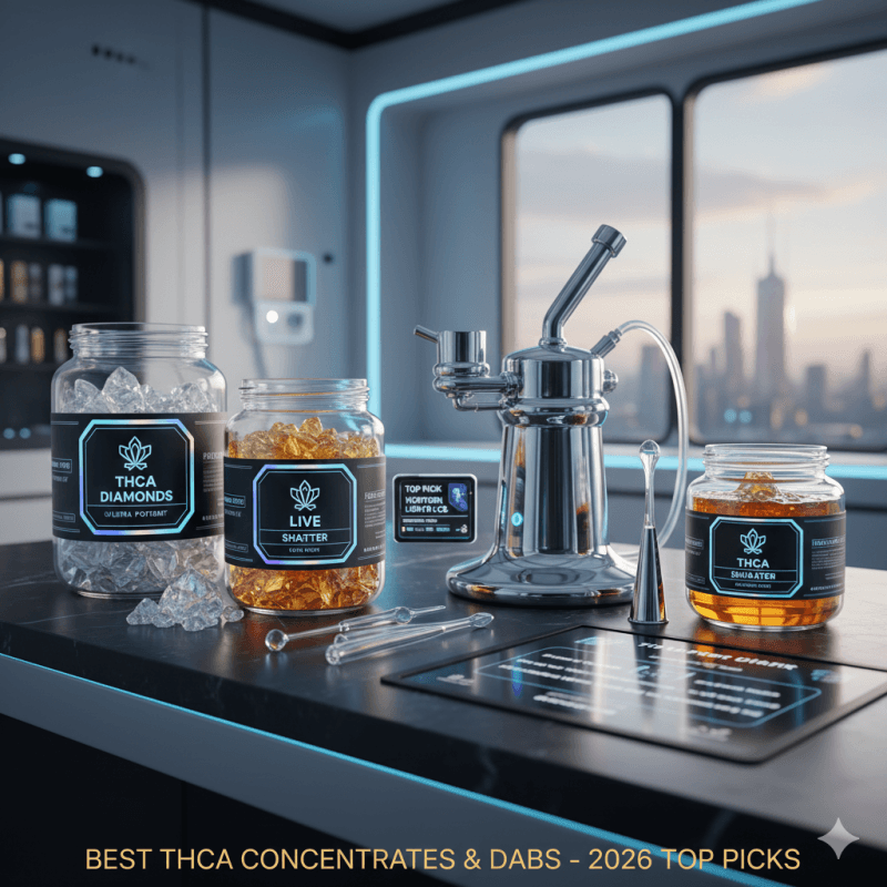 Best THCA Concentrates & Dabs in 2026 – Top Picks for Potency & Purity