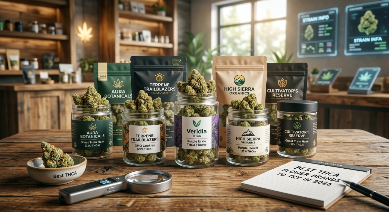 Best THCA Flower Brands to Try In 2026 - Top Picks & Buying Guide