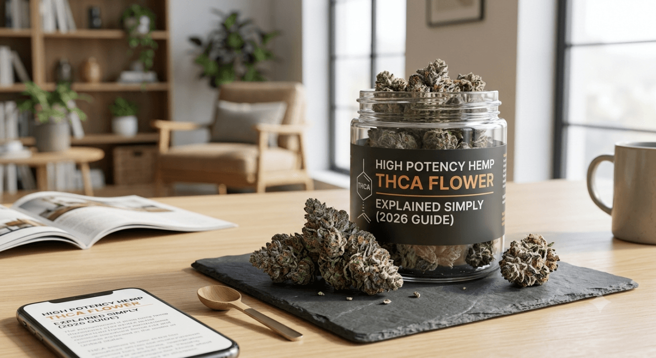 High Potency Hemp THCA Flower Explained Simply (2026 Guide)