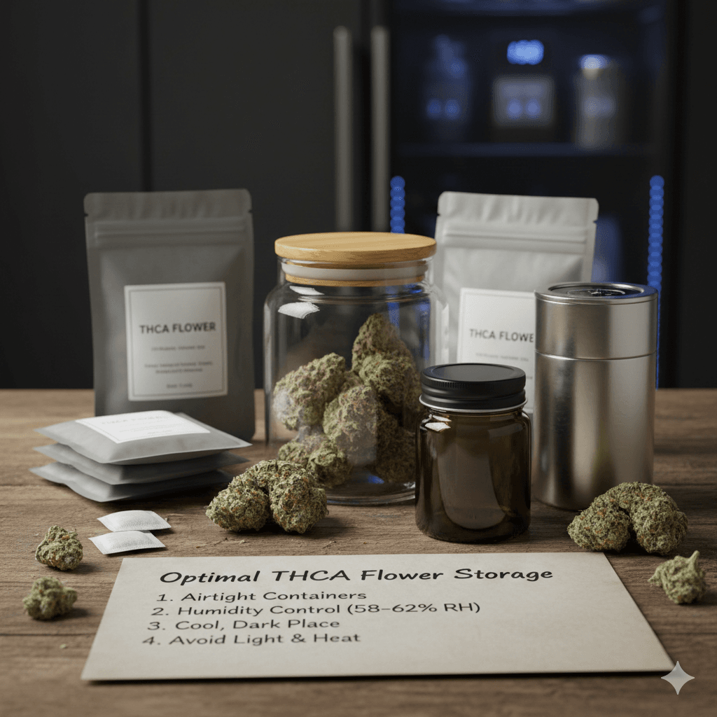 How to Store THCA Flower to Keep It Fresh and Potent