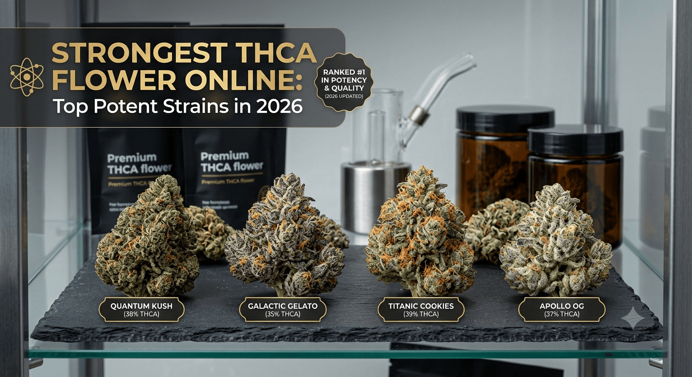 Strongest THCA Flower Online Top Potent Strains in 2026