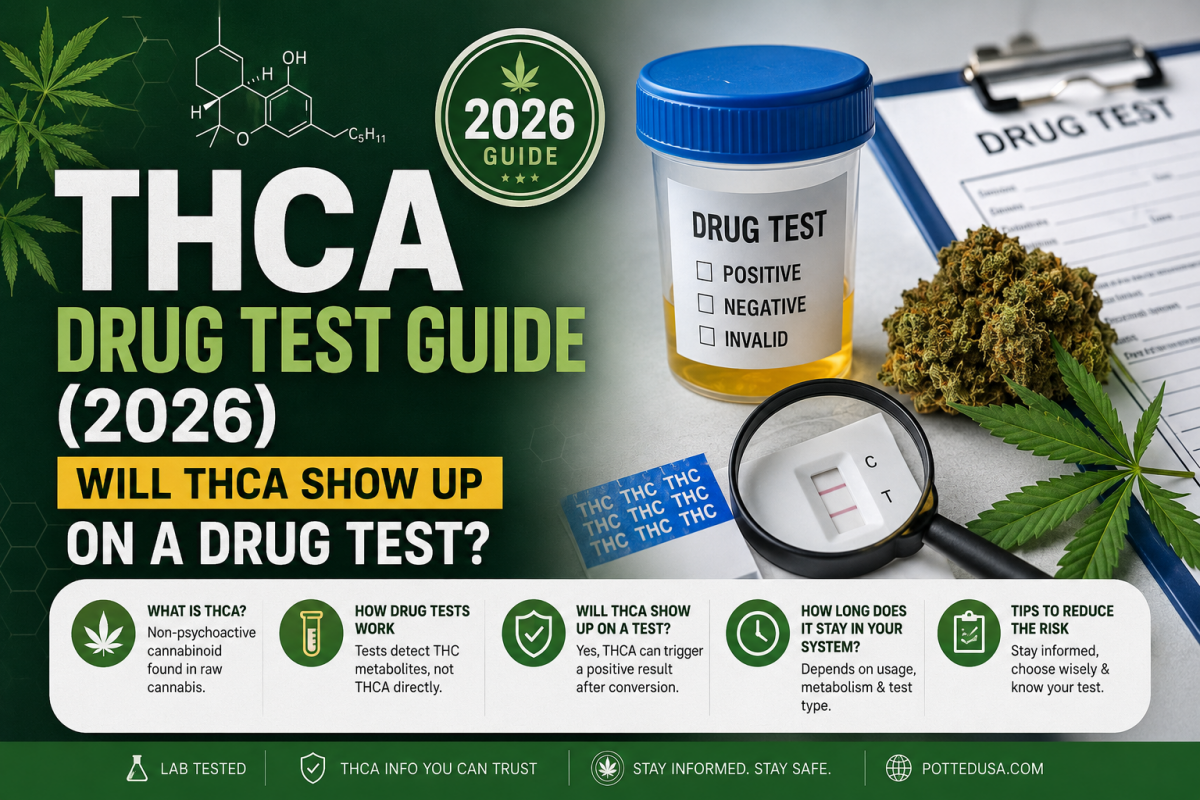 THCA Drug Test Guide (2026) - Will THCA Show Up on a Drug Test