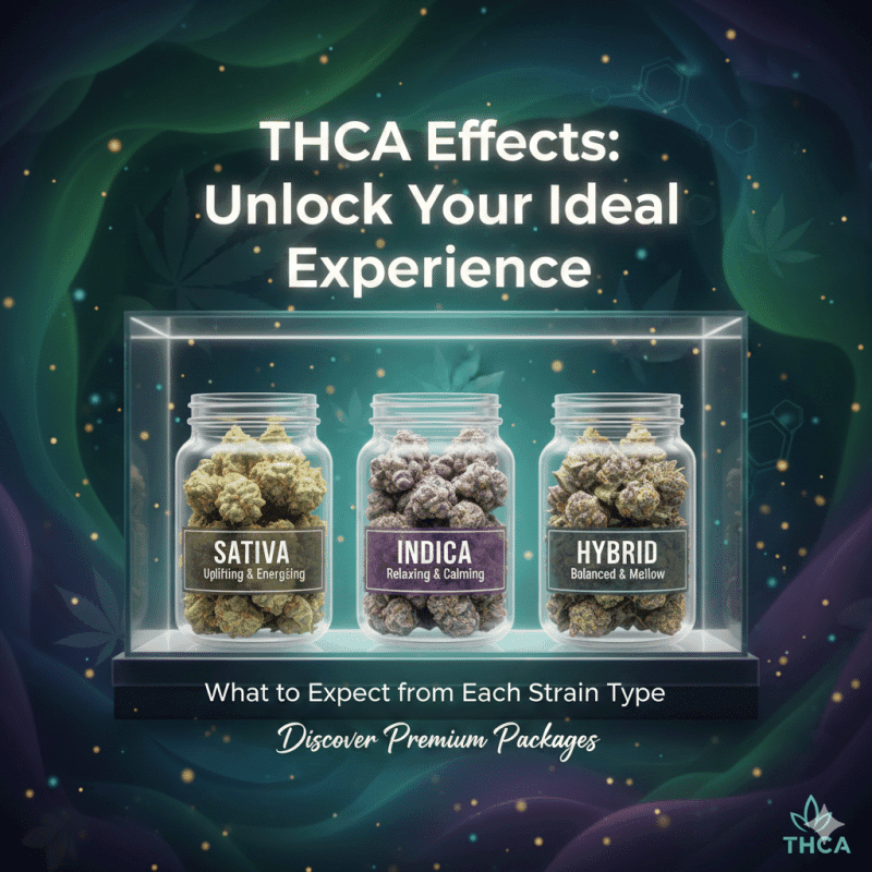 THCA Effects What to Expect from Each Strain Type
