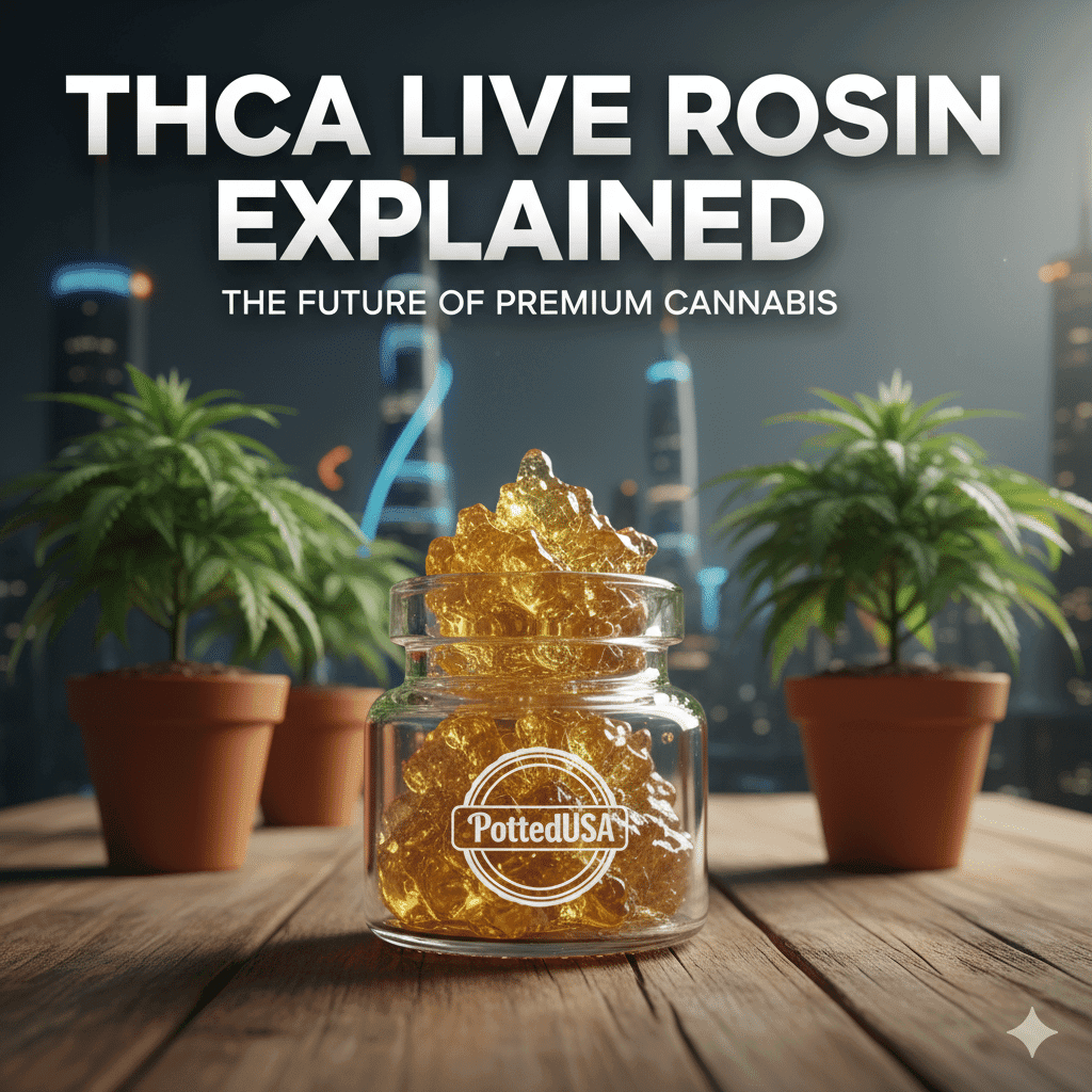THCA Live Rosin Explained – The Future of Premium Cannabis PottedUSA