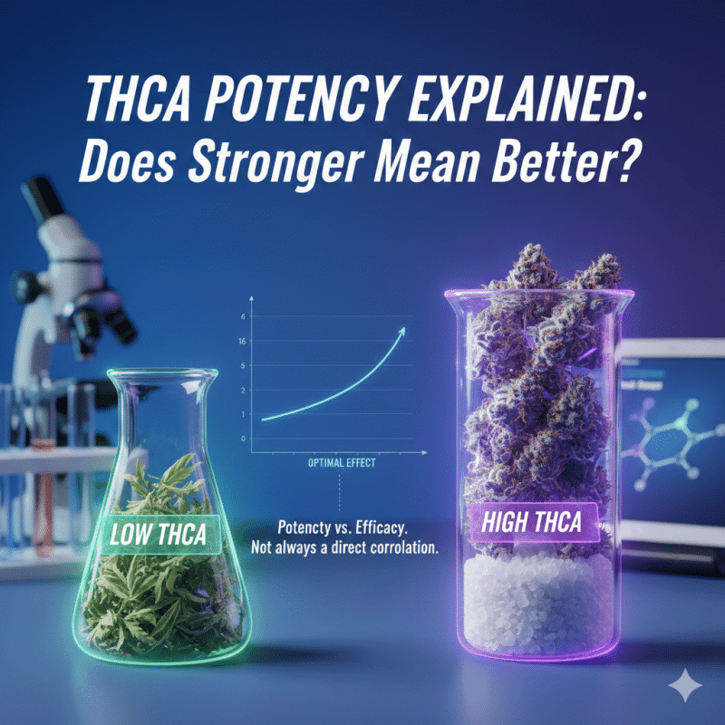 THCA Potency Explained Does Stronger Mean Better