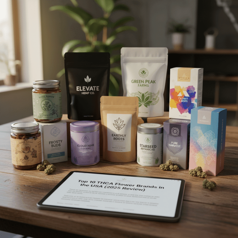 Top 10 THCA Flower Brands in the USA (2025 Review)