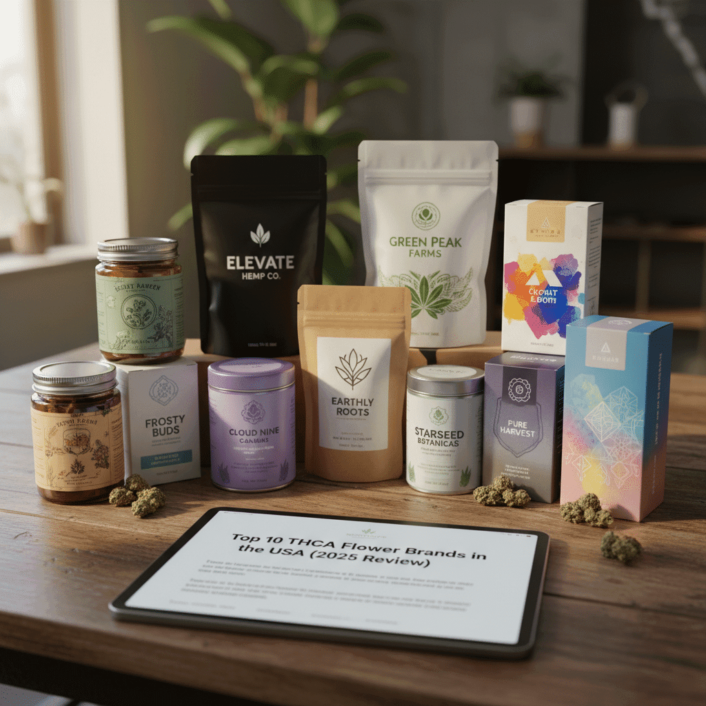 Top 10 THCA Flower Brands in the USA (2025 Review)