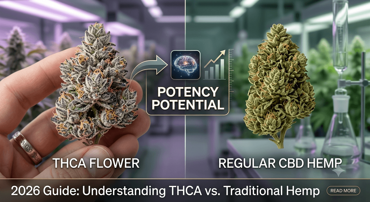 Why THCA Flower Feels Stronger Than Regular Hemp (2026 Guide)