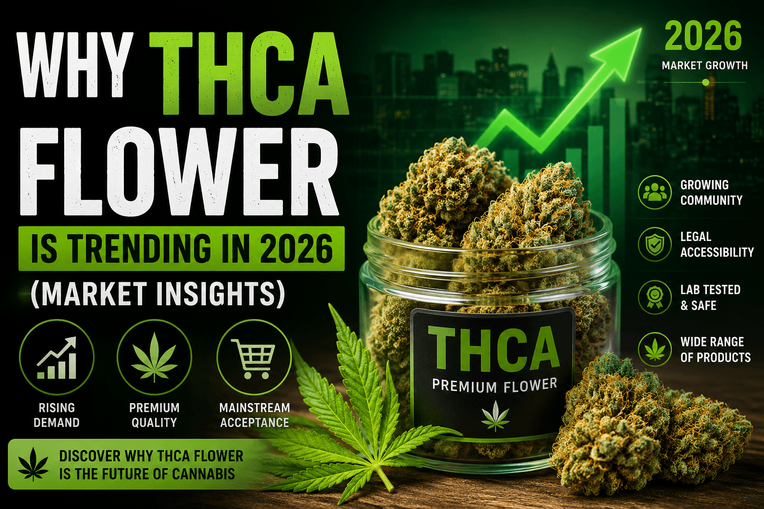 Why THCA Flower Is Trending in 2026 (Market Insights & Buyer Trends)
