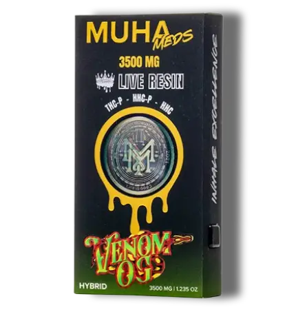 Muha Meds Live Resin Venom OG - Hybrid